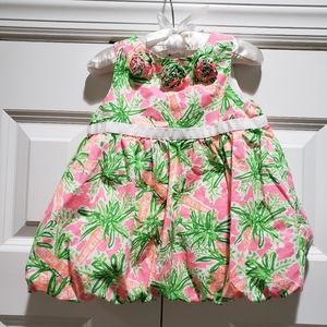 Lily Pulitzer nibbles carrot print spring dress